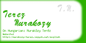terez murakozy business card